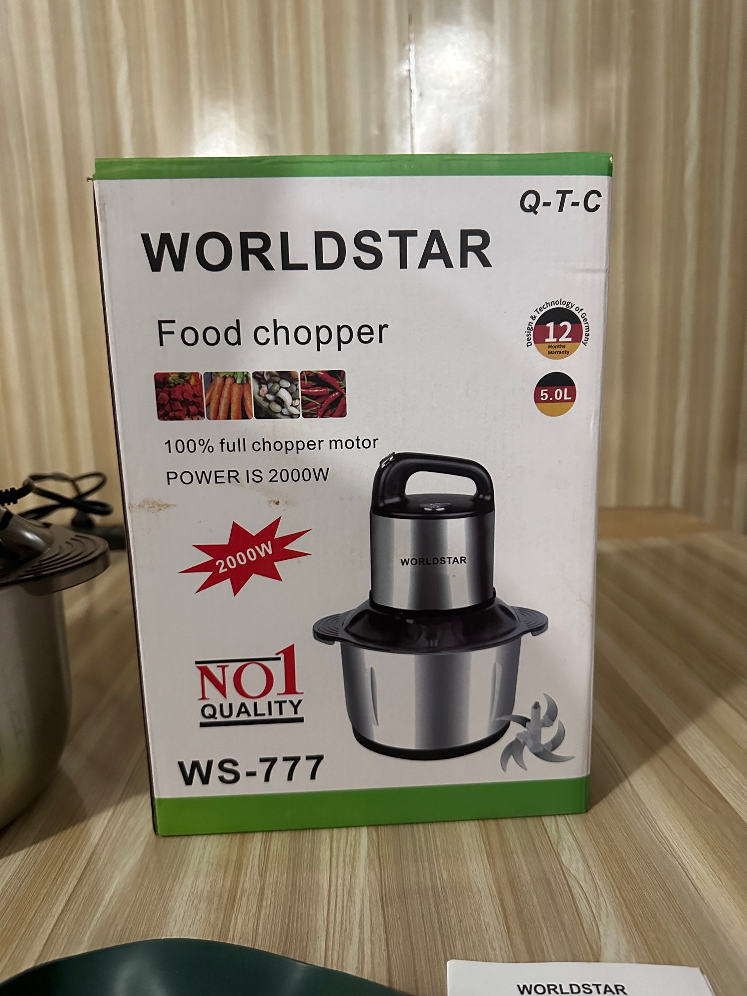 Germany lot imported 2000watt world star food chopper