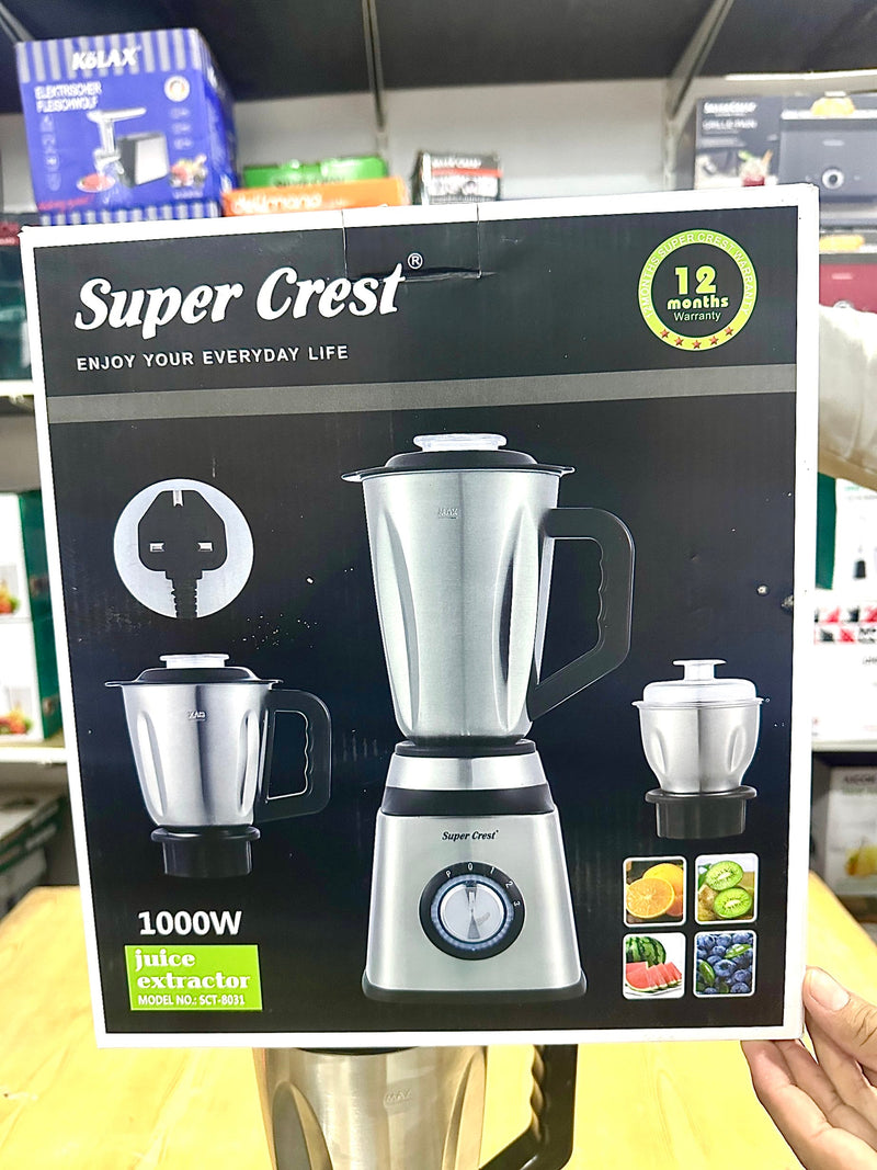 Germany lot important super crest 3 in 1 stainless steel blender