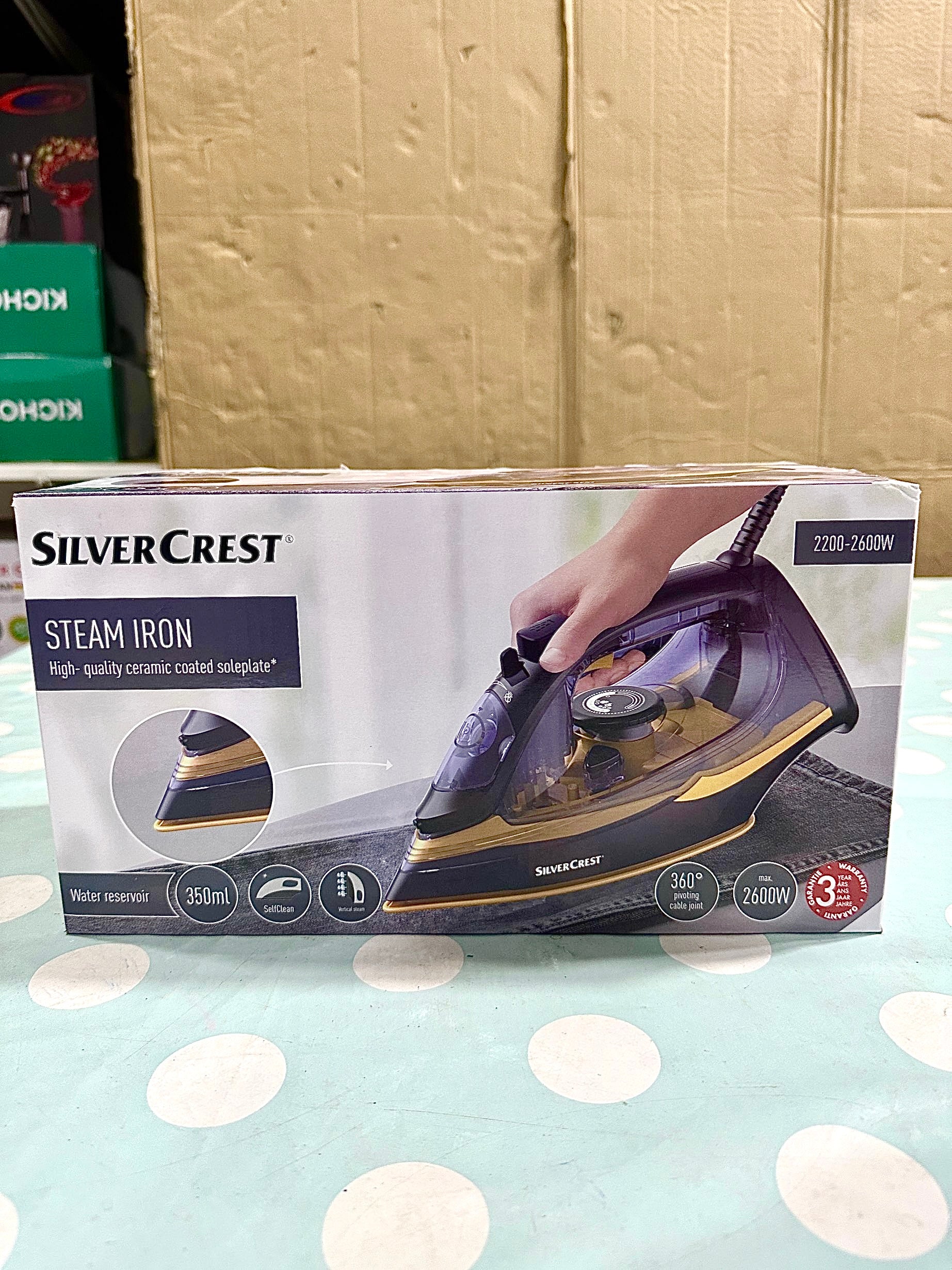 GERMAN lot imported Silver Crest Steam Iron