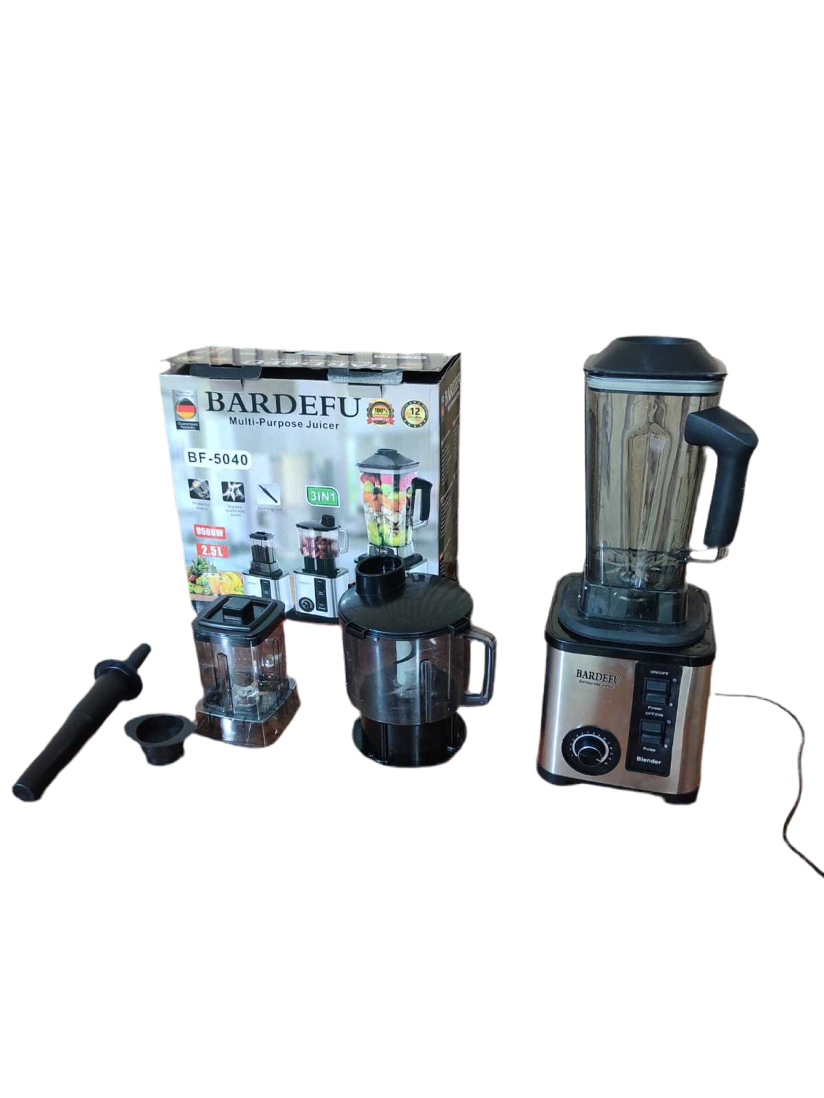 GERMANY lot imported BARDEFU 3 in 1 Blender Chopper & Grinder