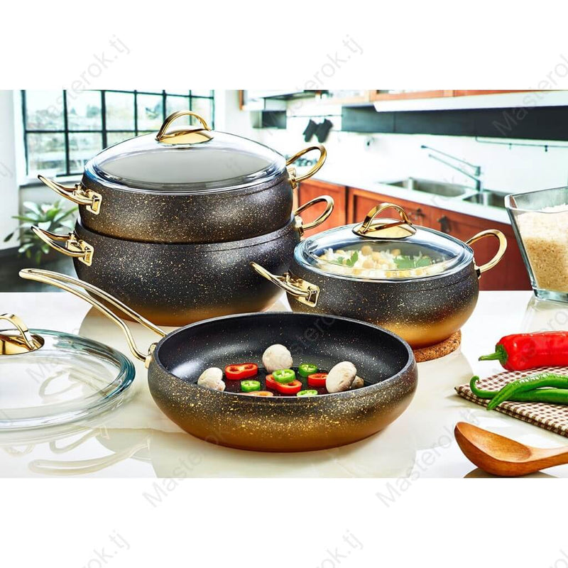 GERMANY 9PCS GRANITE CESSROLE SET