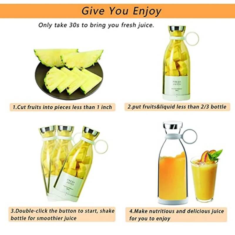 Mini portable rechargeable Juicer machine