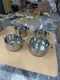 Lot Imported Hoffarover 8 Pieces Stainless Steel Cookware Set