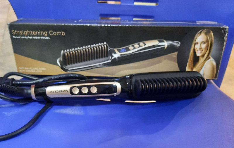 Silver Crest Hair Straightener Comb