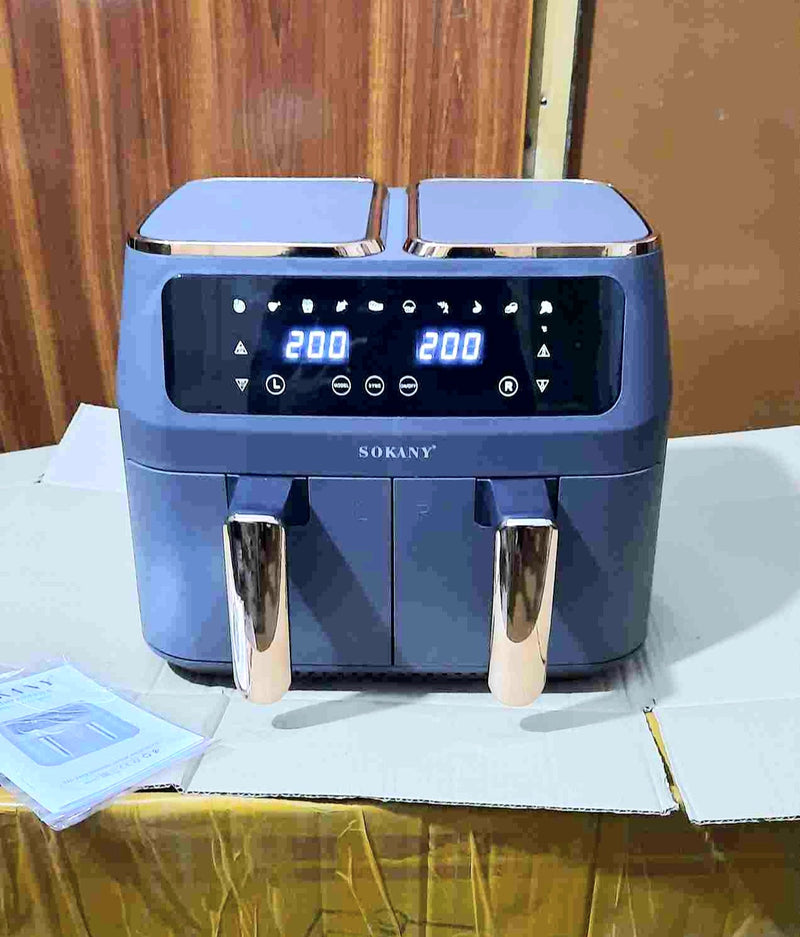 Sokany Dual Zones 8L Digital Air Fryer