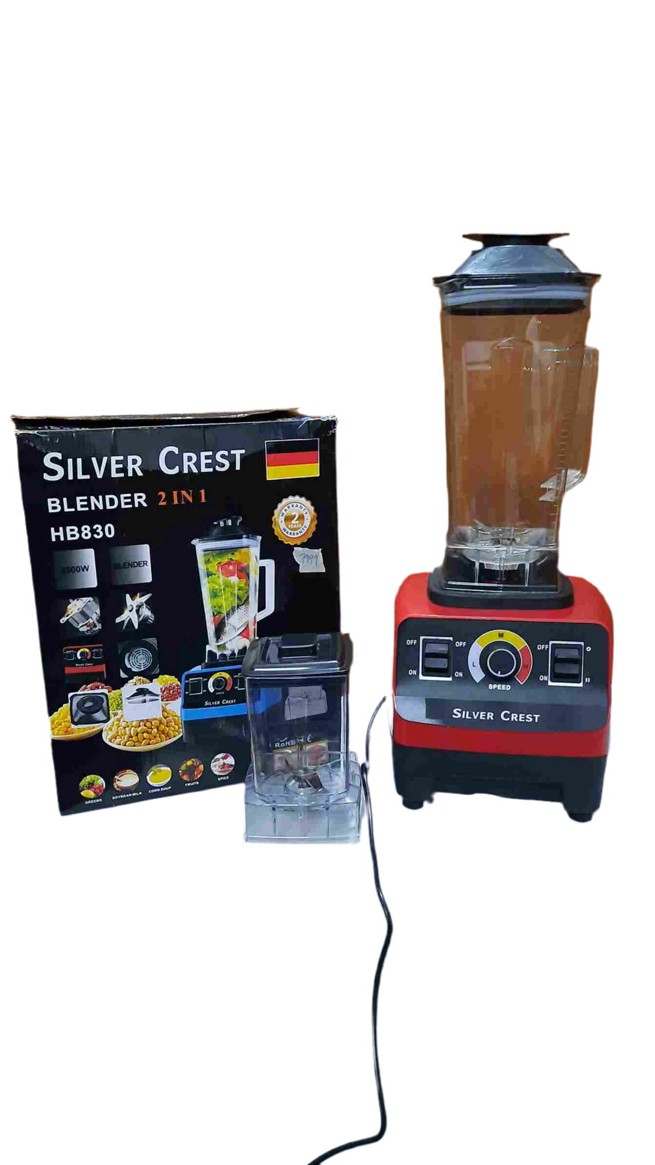 Lot Imported Silver Crest 2 in 1 Powerful Blender