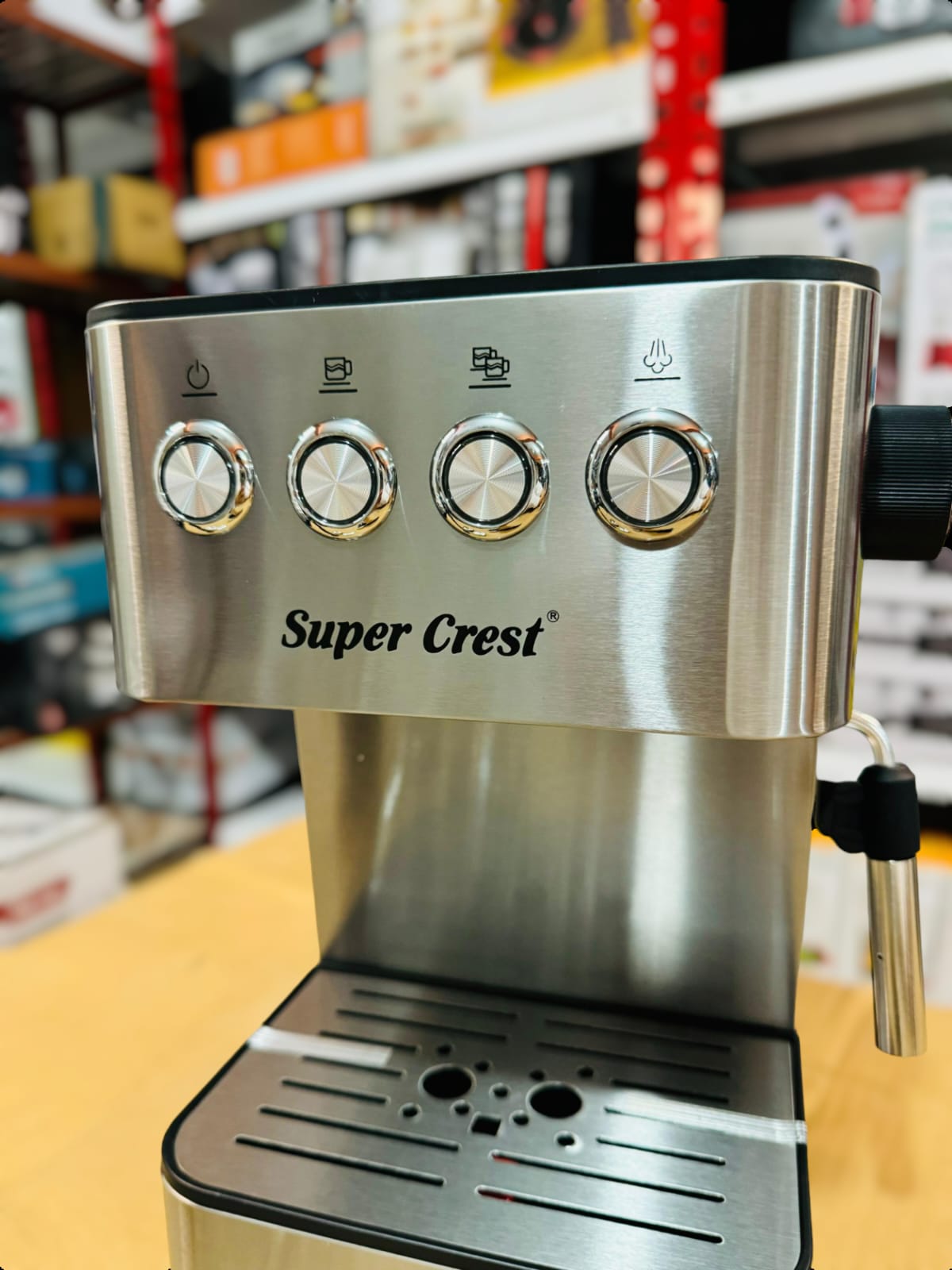 Lot imported 2 types Super Crest Espresso Coffee Maker