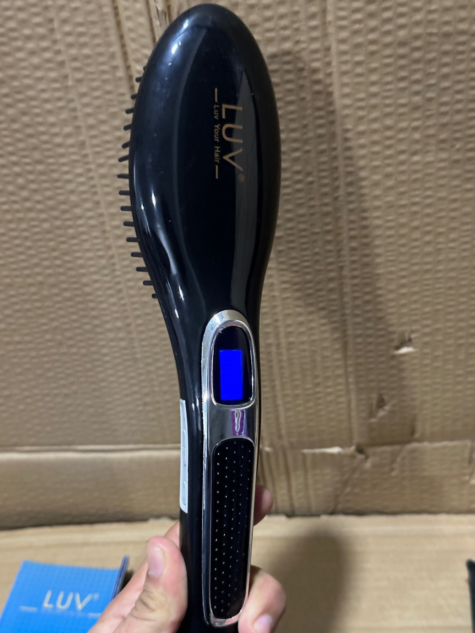 Luv hair straightener brush reviews best sale