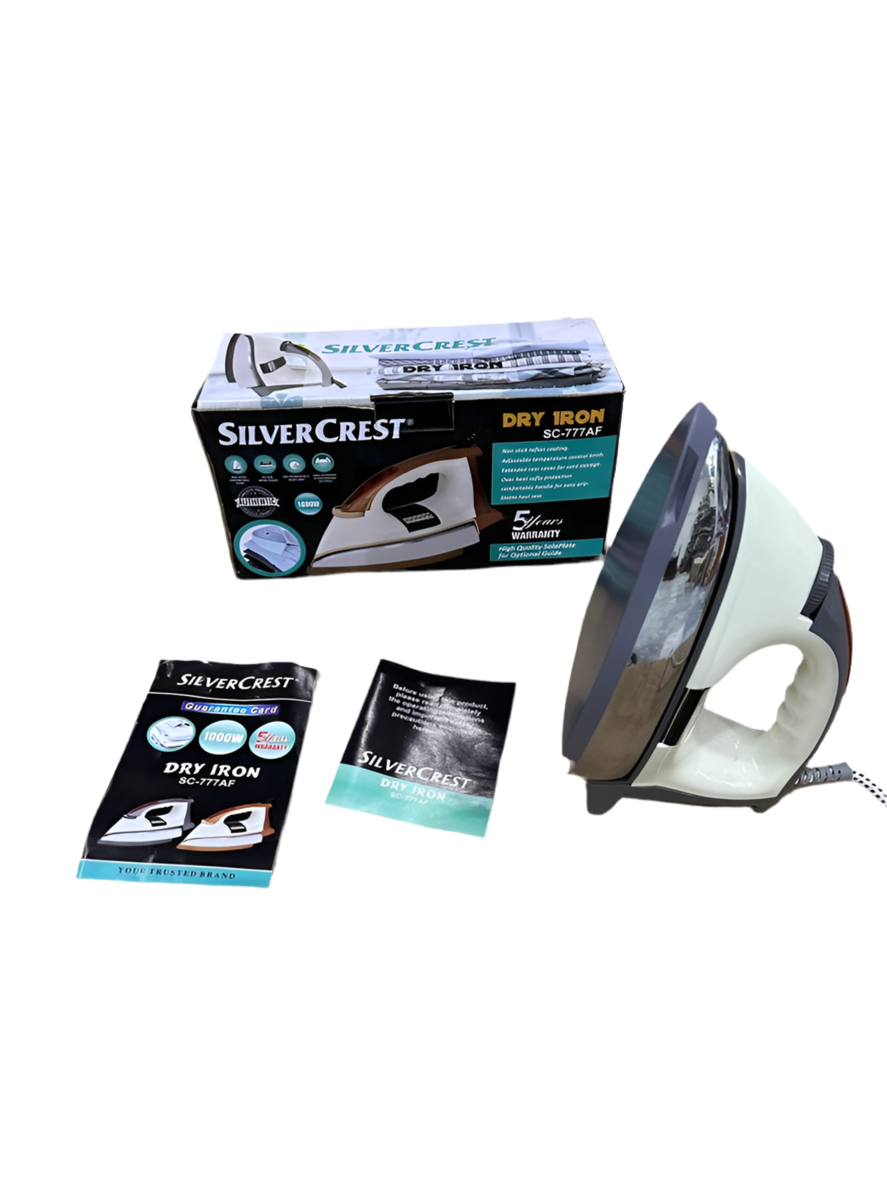 SILVER CREST DRY IRON 1000 watt