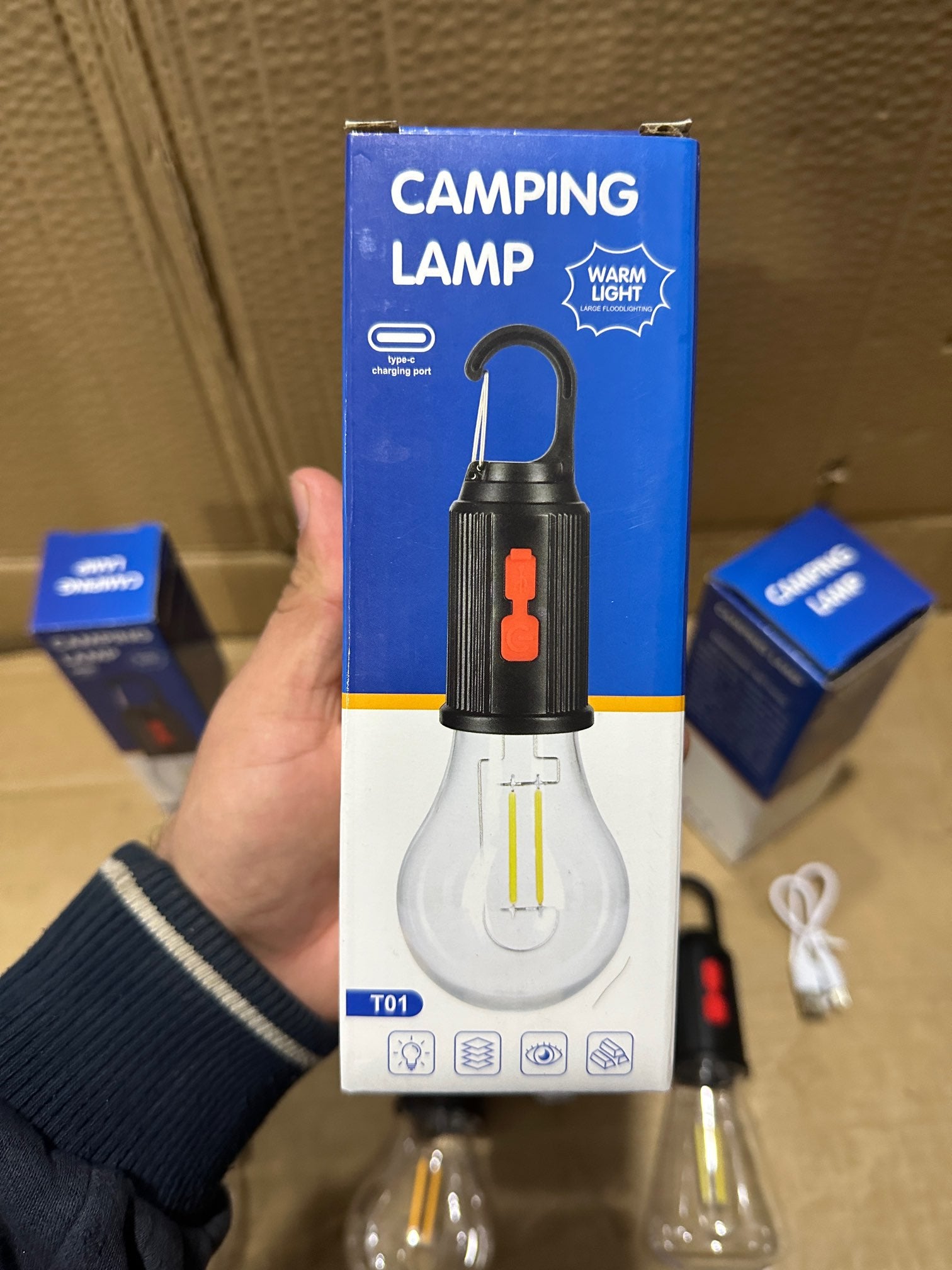 Lot imported 3 types of camping lamp