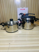 Lot Imported DESSINI ITALY 3 in 1 pressure cooker set (5+7L)