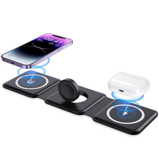 Amazon lot FOLDABLE 3 IN 1 MAGNETIC WIRELESS CHARGER