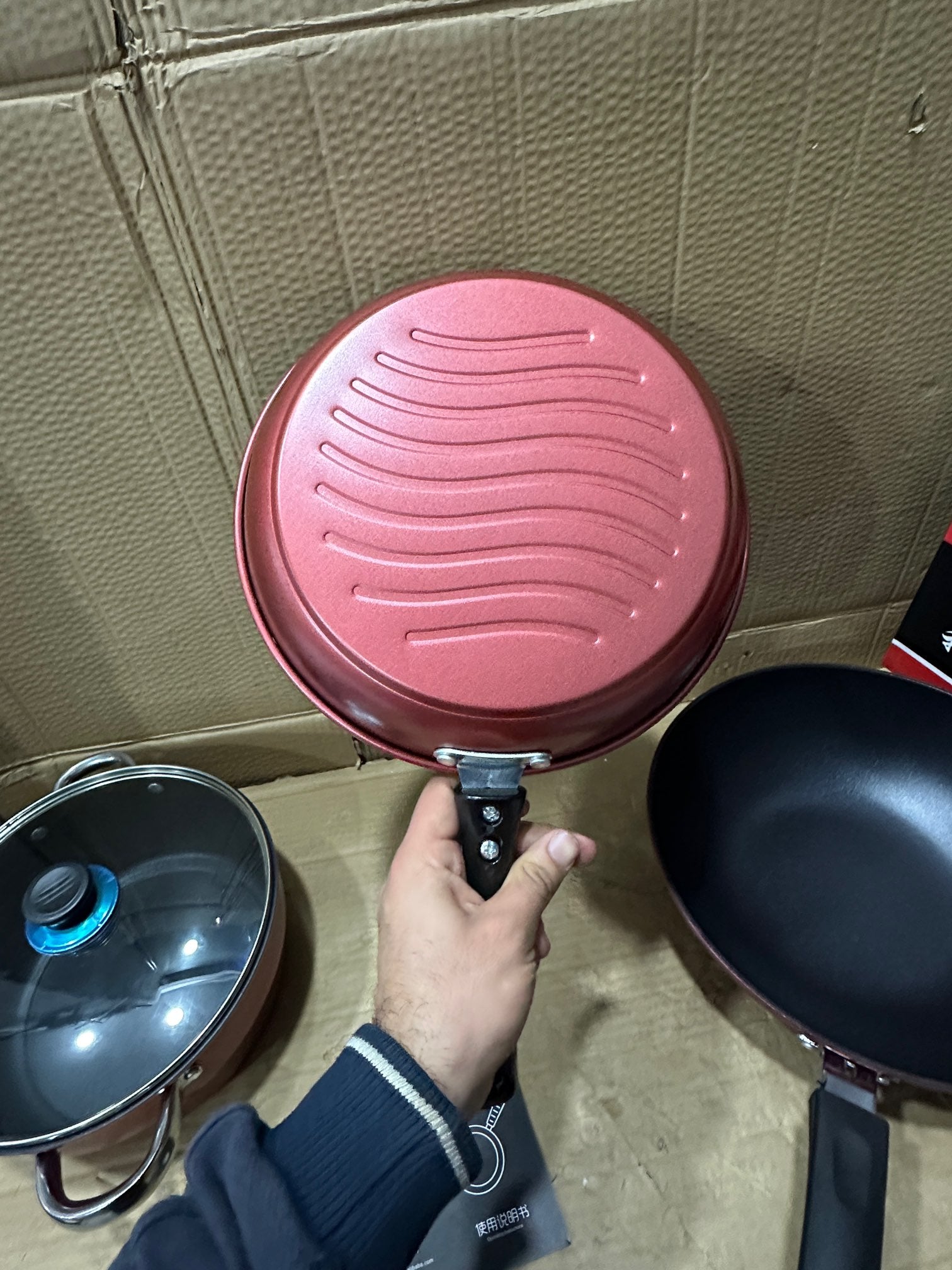 KOREAN LOT IMPORTED 4 PIECES FRY PAN SET