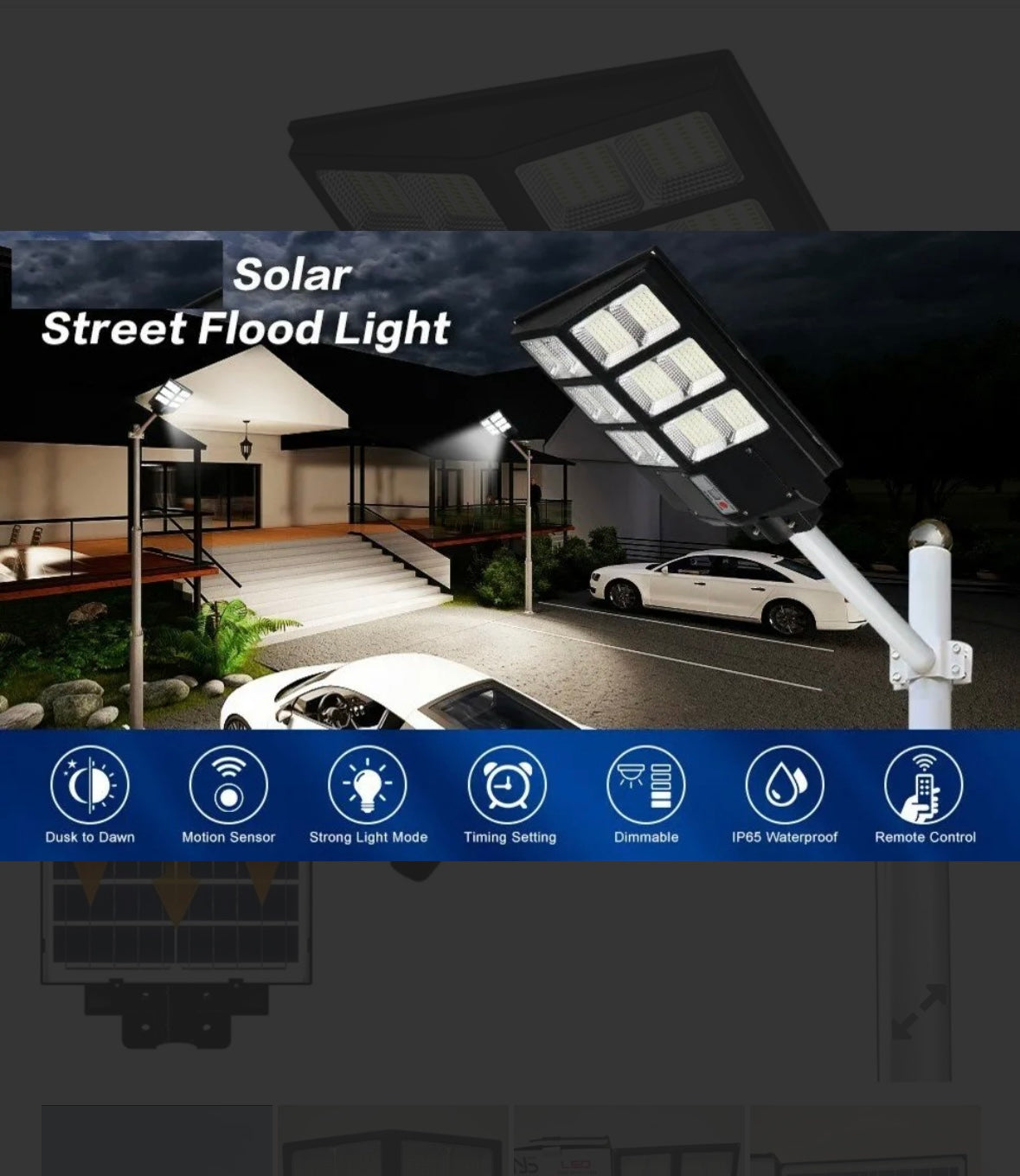 NJ5 300 WATT LED SOLAR STREET LIGHT