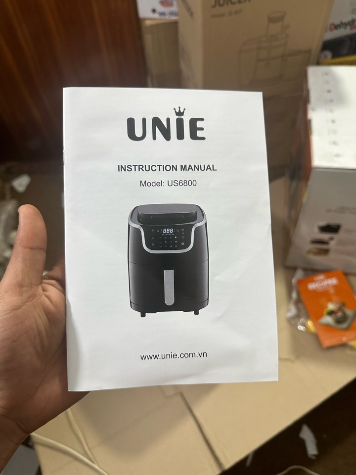 Lot Imported Unie 7L Steam Air Fryer