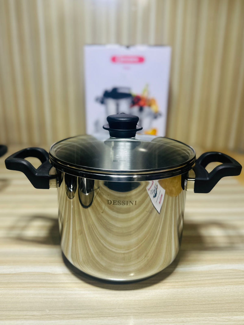 Lot Imported DESSINI ITALY 3 in 1 pressure cooker set (5+7L)