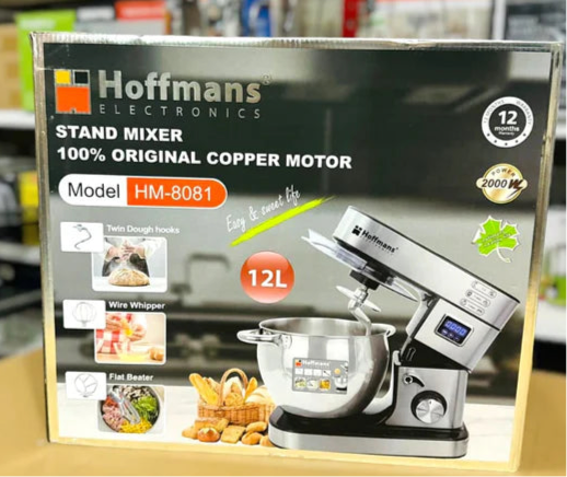 Lot Imported Hoffman's 2000W Stand Mixer 12L