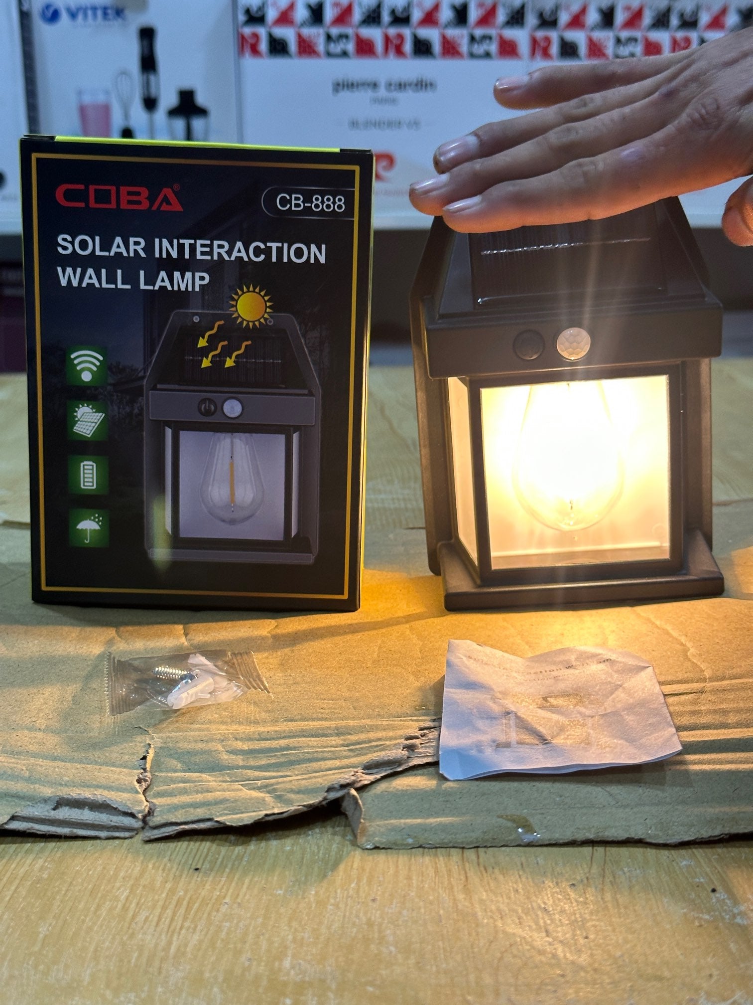 Lot imported COBA Solar Interaction Wall Lamp
