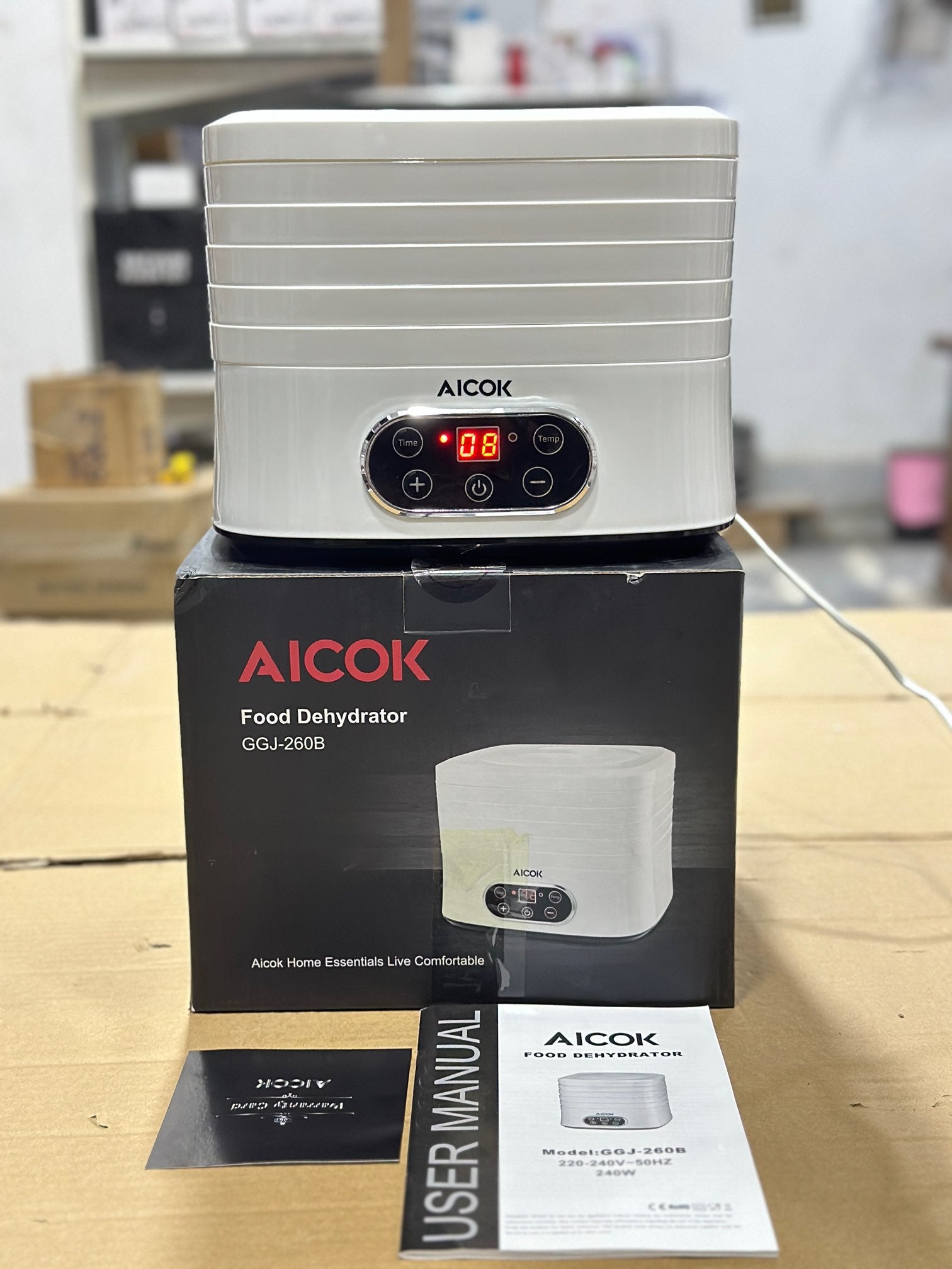 Lot Imported Aicok Food Dehyderator