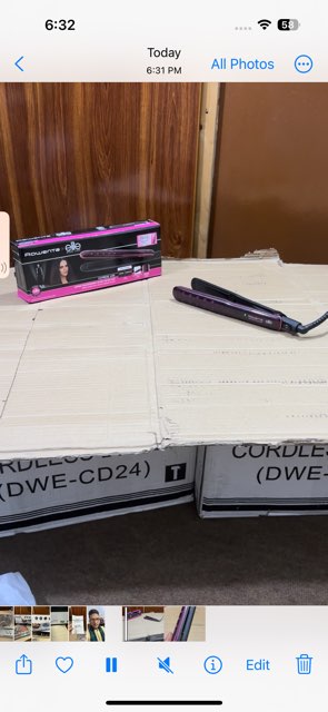 Rowenta Wet and Dry Hair Straightener