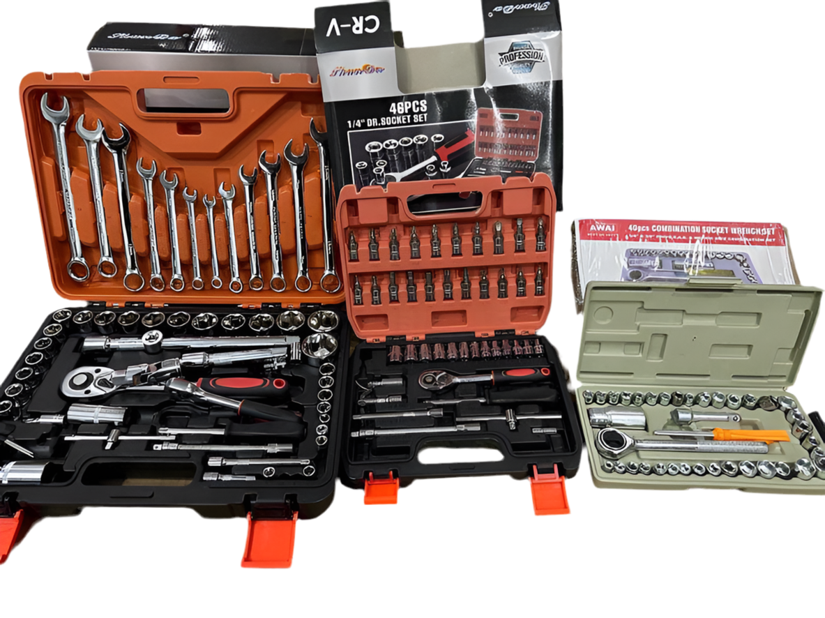 Taiwan Lot Imported Tool Kits (61pcs 46pcs 40pcs)