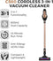 ENGLAND LOT IMPORTED Tower T113004BLG RVL30 Cordless Upright Vacuum Cleaner, 3in1, 22.2V, Rose Gold