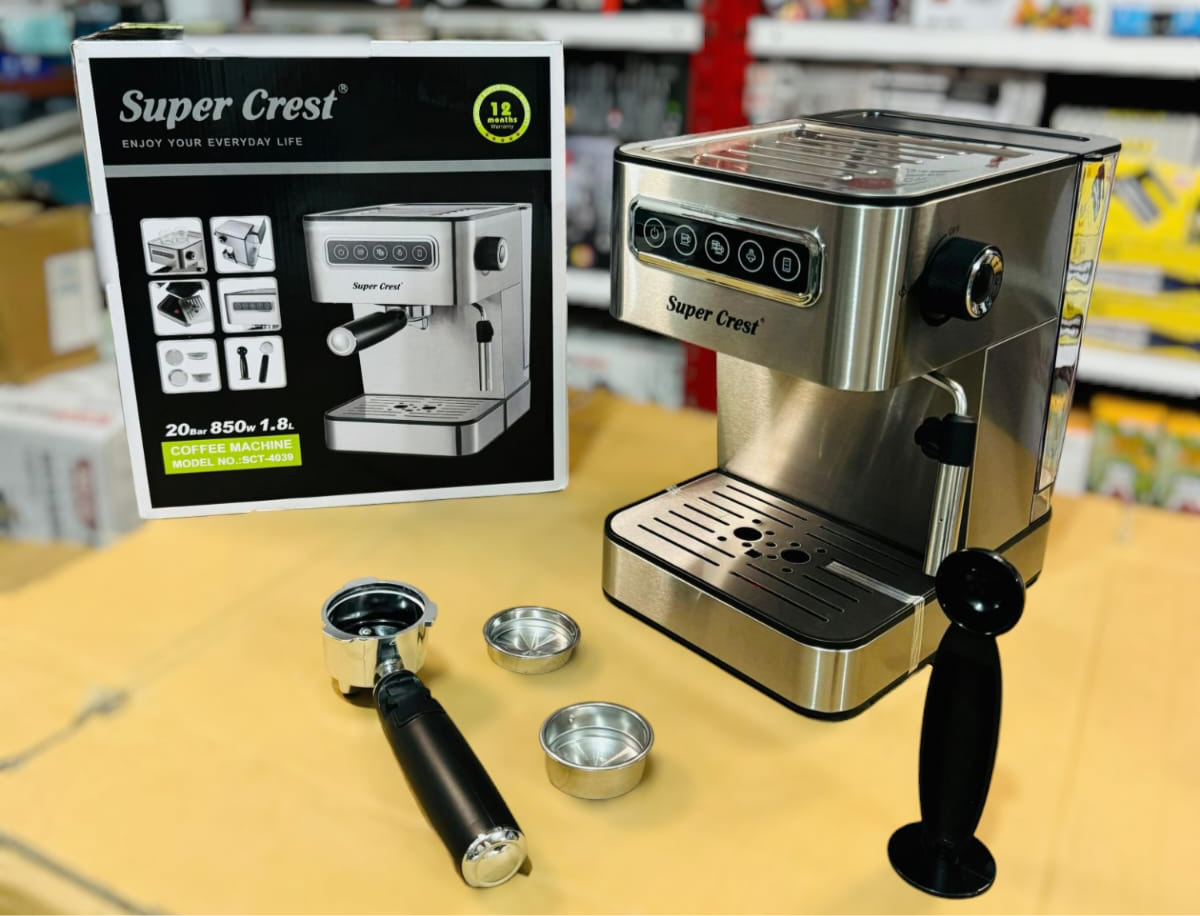 Lot imported 2 types Super Crest Espresso Coffee Maker