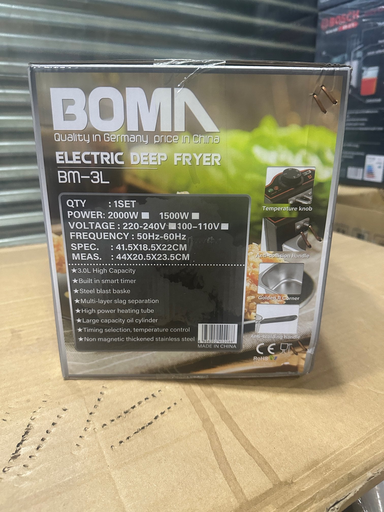 Germany lot imported Boma 3liter deep fryer