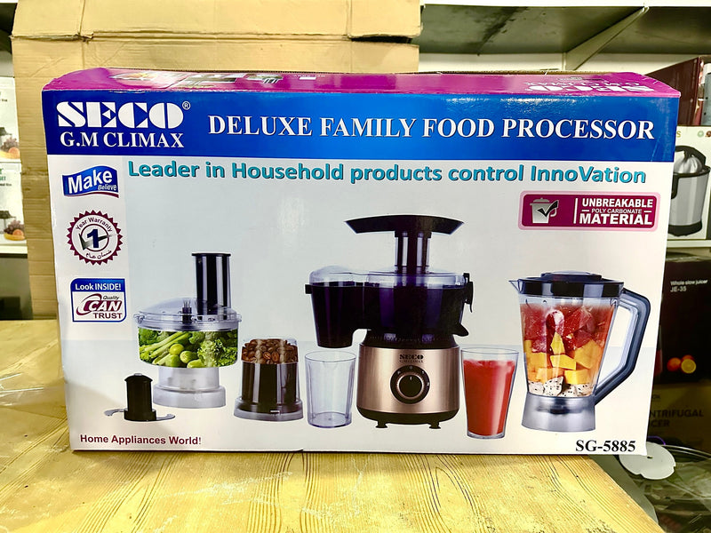 SECO G.M Climax 700watt family food processor (6 months only motor warranty)