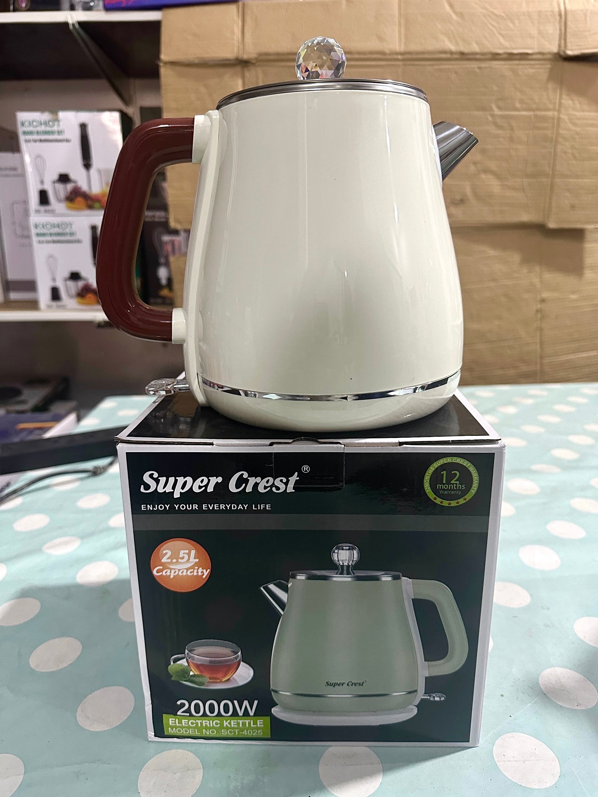 Germany lot imported 2 different designs electric kettle