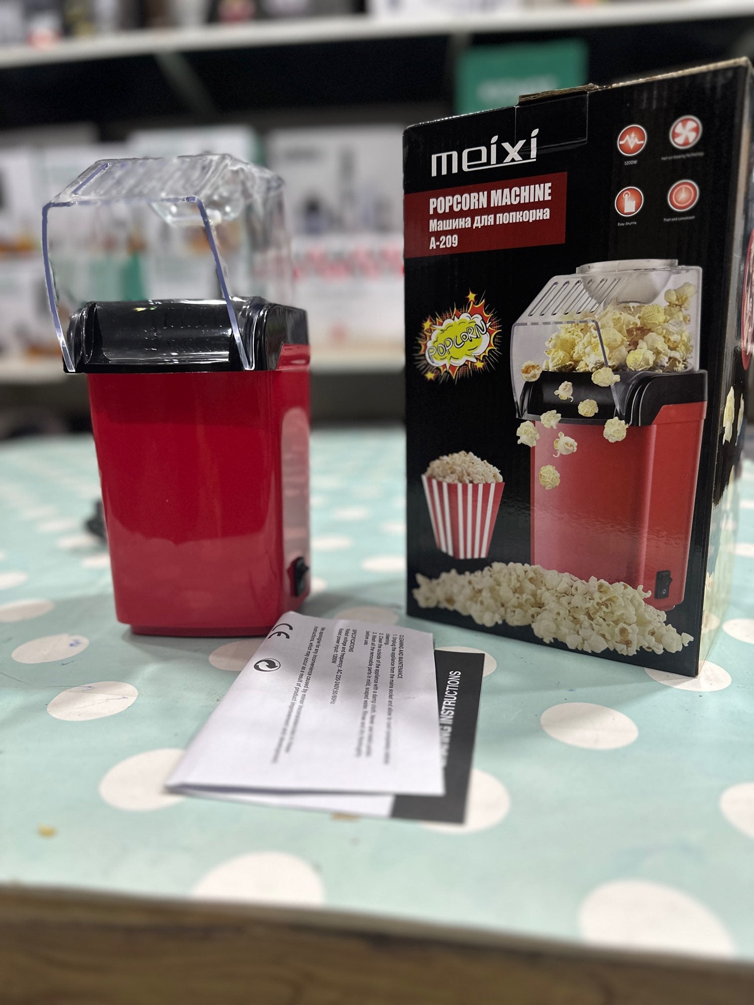 Russian Lot Imported Meixi Popcorn Maker