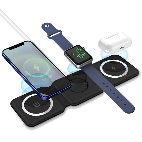 Amazon lot FOLDABLE 3 IN 1 MAGNETIC WIRELESS CHARGER