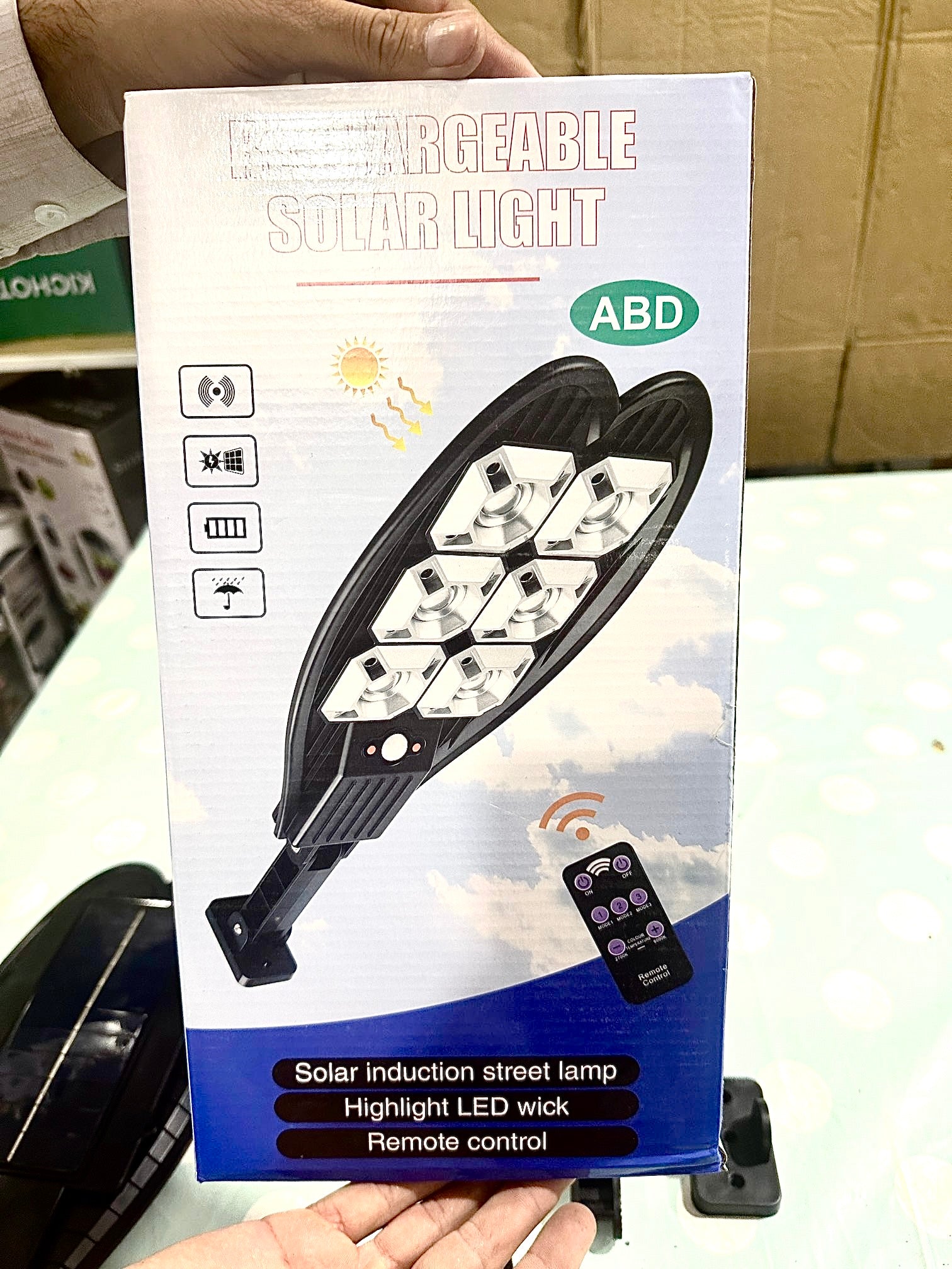 Lot imported solar rechargeable lamp