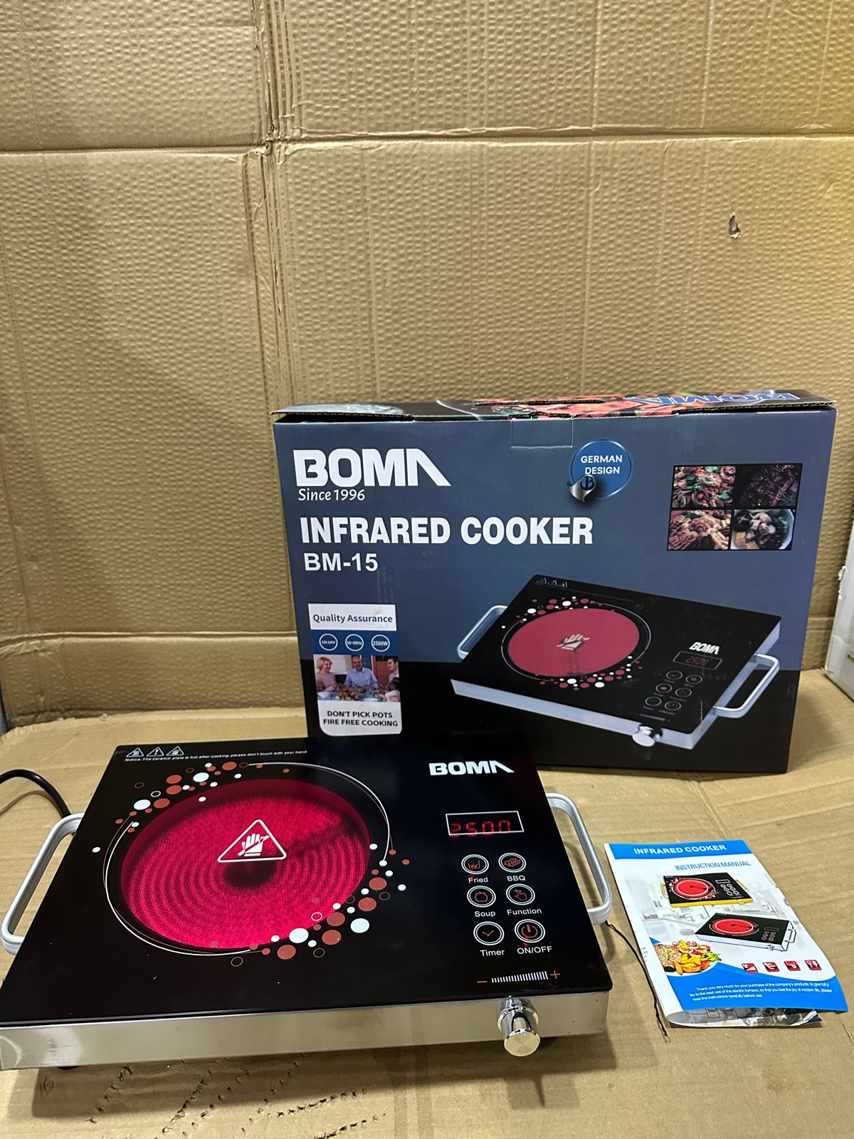 Germany BOMA Universal Infrared Cooker 2500w