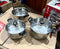 Imported VALESKA 6 Pieces Stainless steel Cookware Set