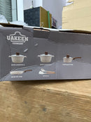 Uakeen germany 9 pieces granite Non Stick cookware set