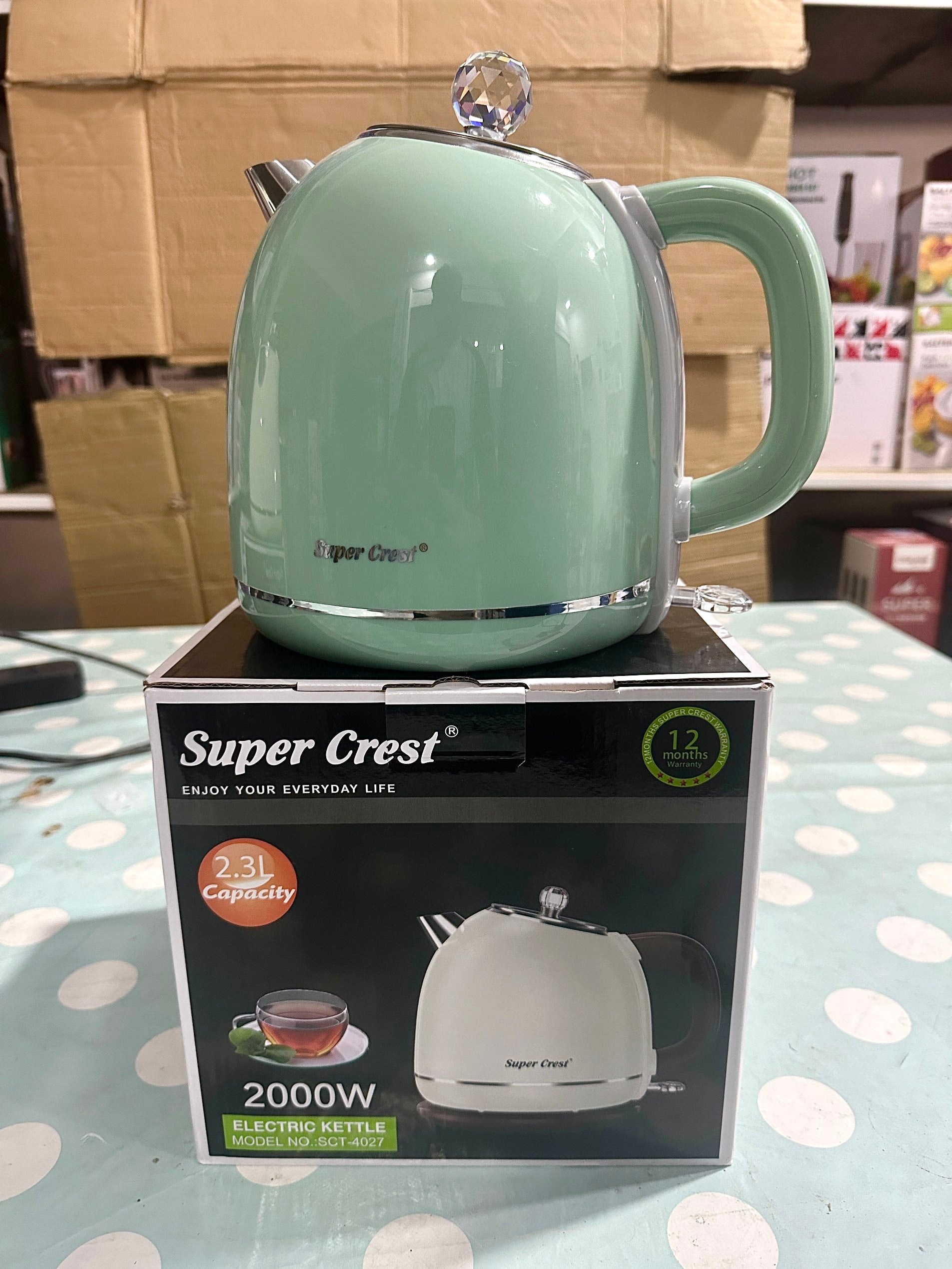 Germany lot imported 2 different designs electric kettle