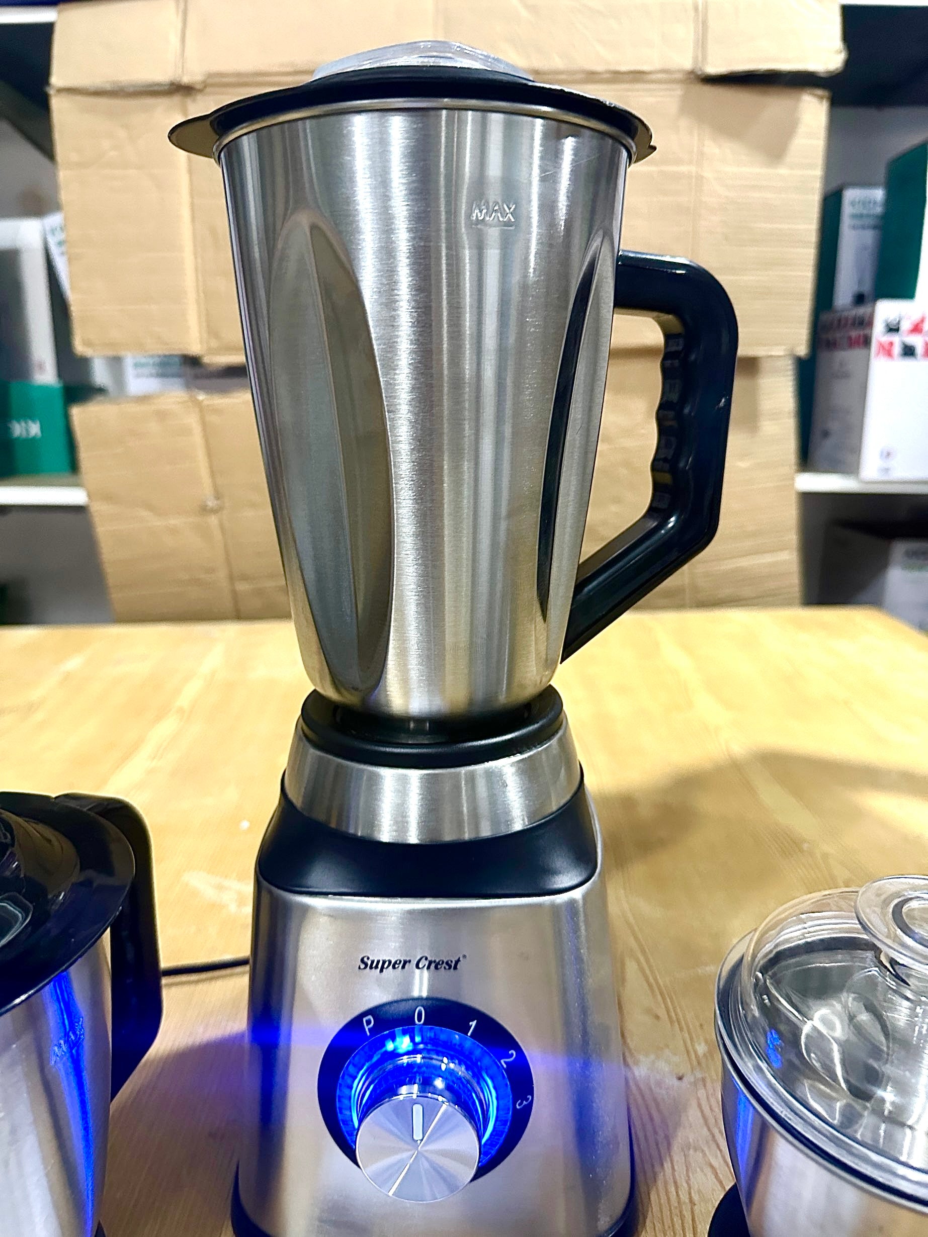 Germany lot important super crest 3 in 1 stainless steel blender