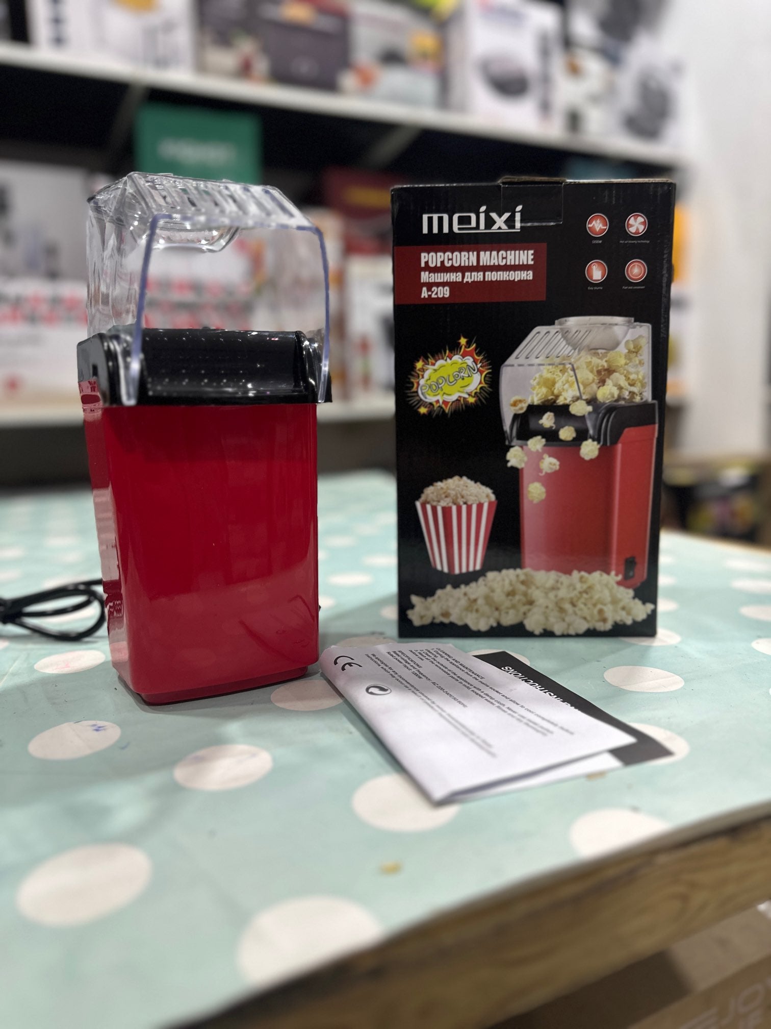 Russian Lot Imported Meixi Popcorn Maker