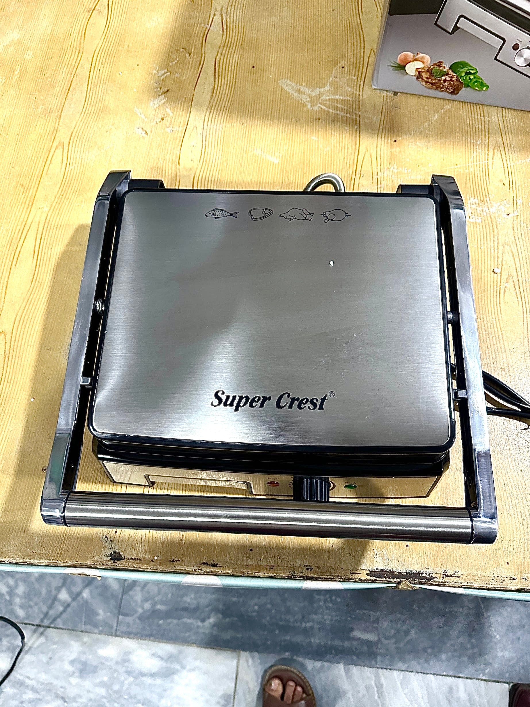 Germany lot imported super crest 3000watt stainless steel grill