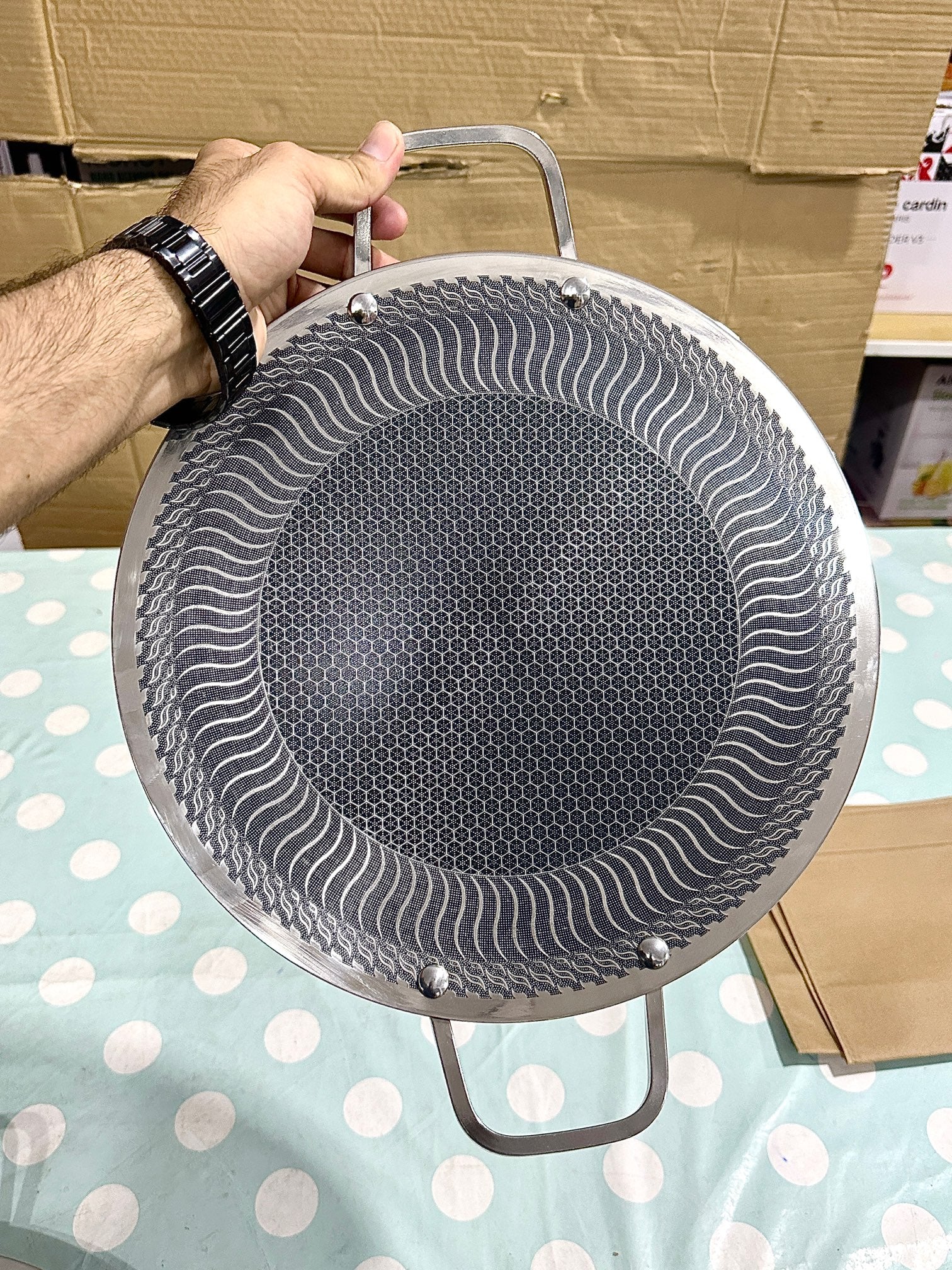 Germany Lot HoneyComb Laser Tawa