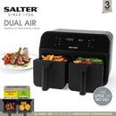 Germany Lot Imported Original Dual Zone Digital Air Fryer