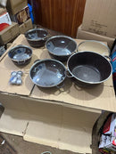 Lot Imported Original 10 Pieces Granite Cookware Set