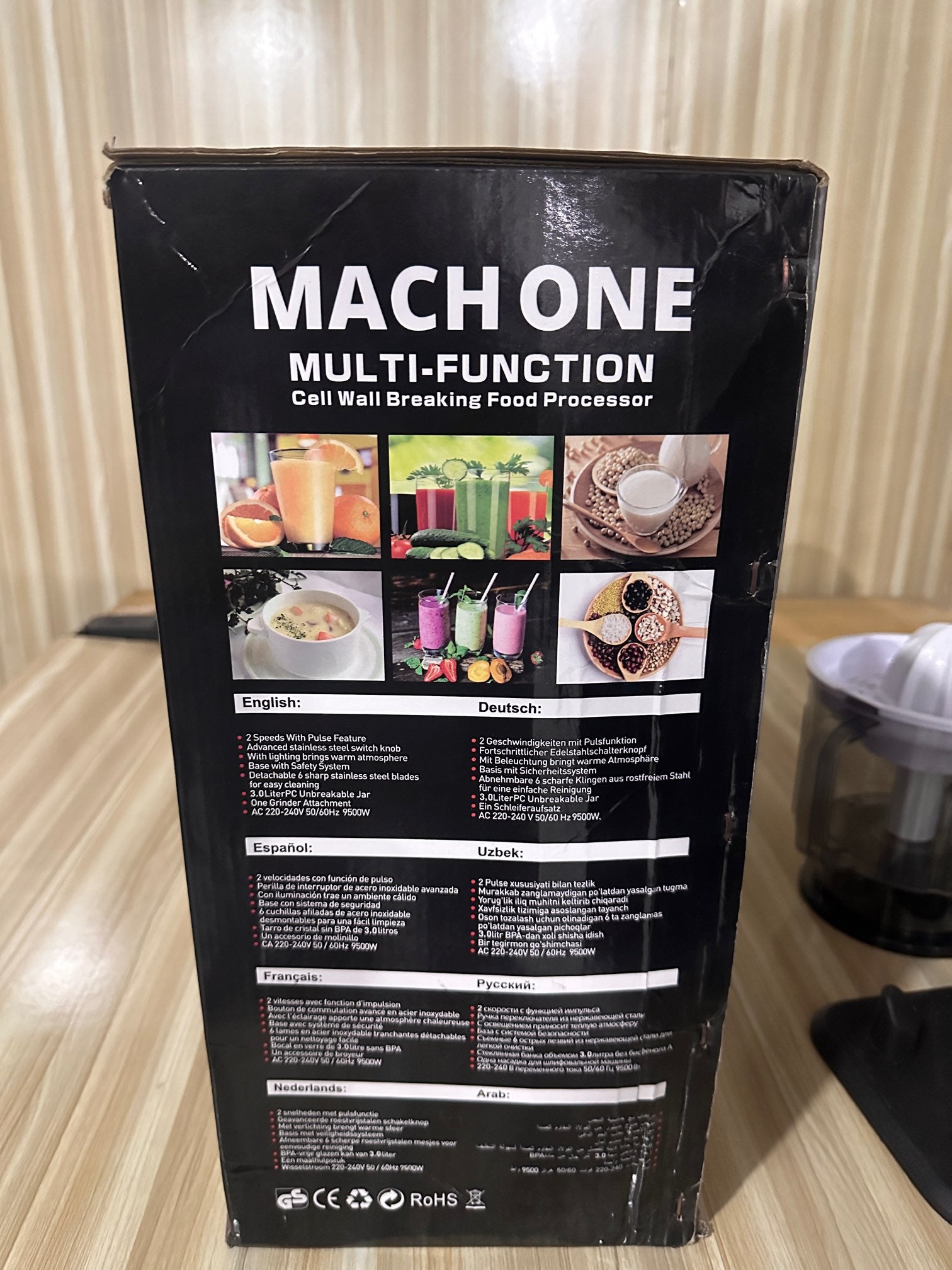 Lot imported Mach One 5 in 1 multifunctional Food Processor