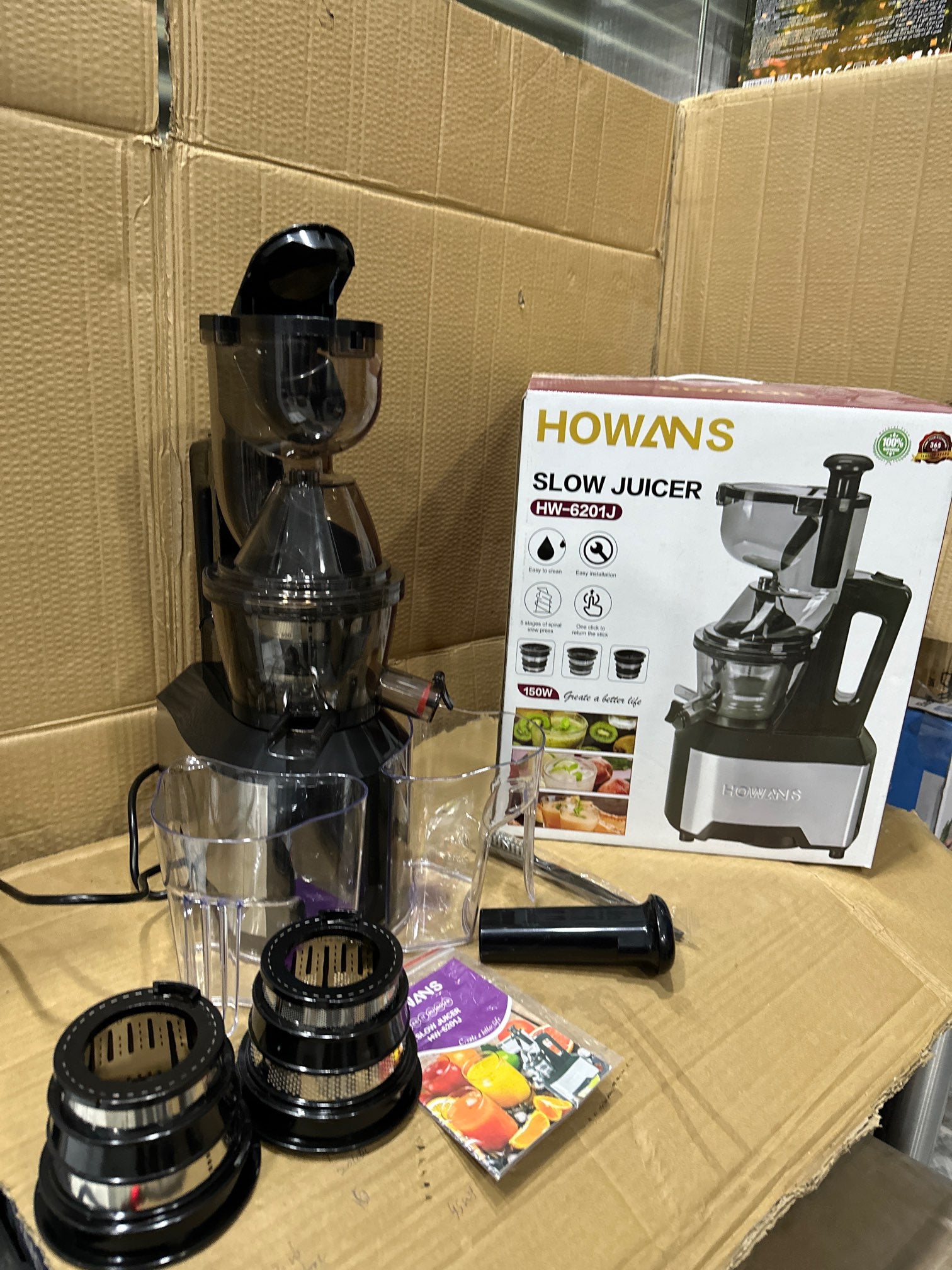 Lot imported Howans Slow juicer