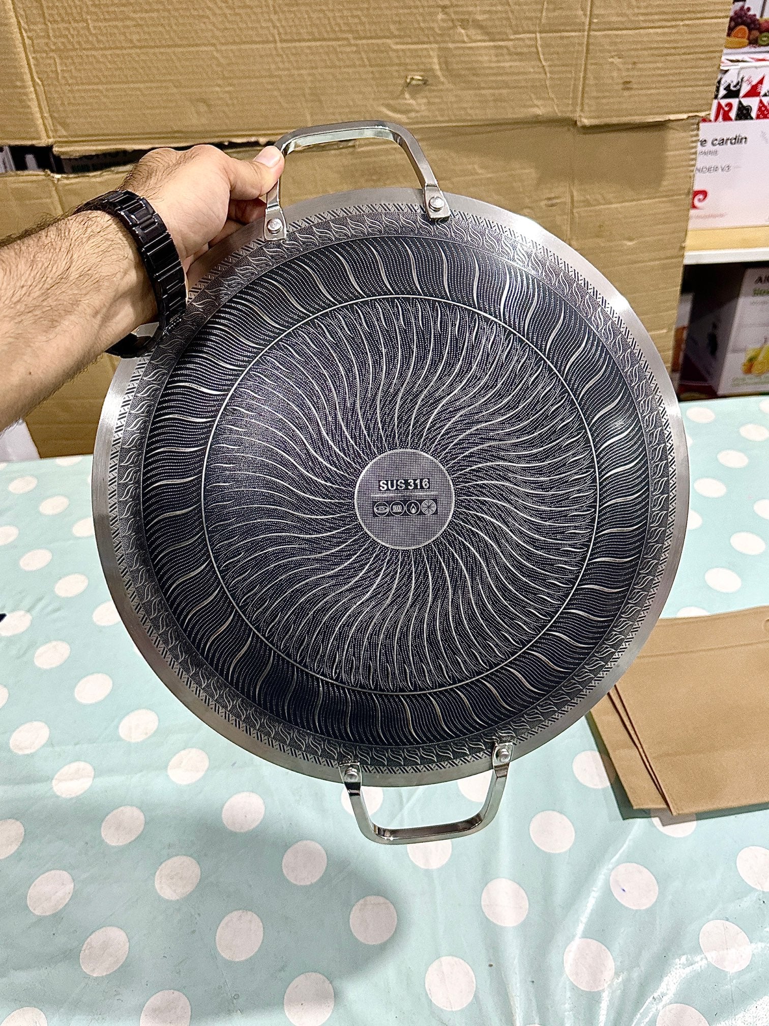 Germany Lot HoneyComb Laser Tawa