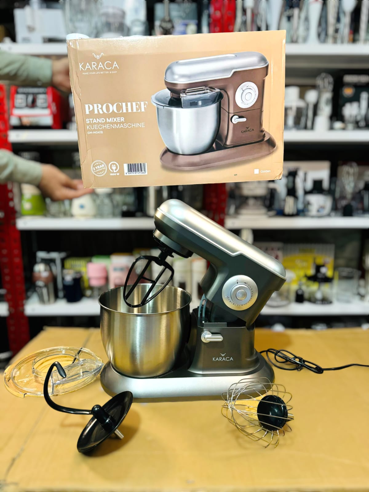 LOT IMPORTED KARACA PROCHEF STAND MIXER (6.5L) (1600W)