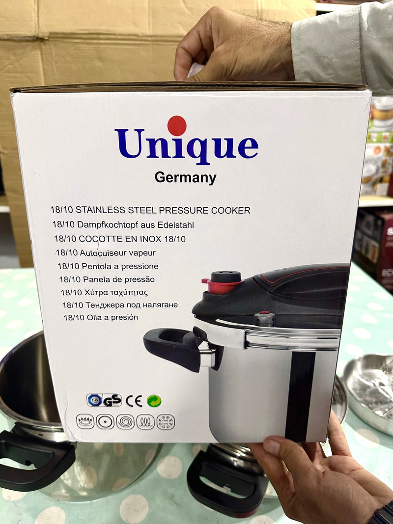 Germany lot imported unique 3 in 1 high quality stainless steel pressure cooker