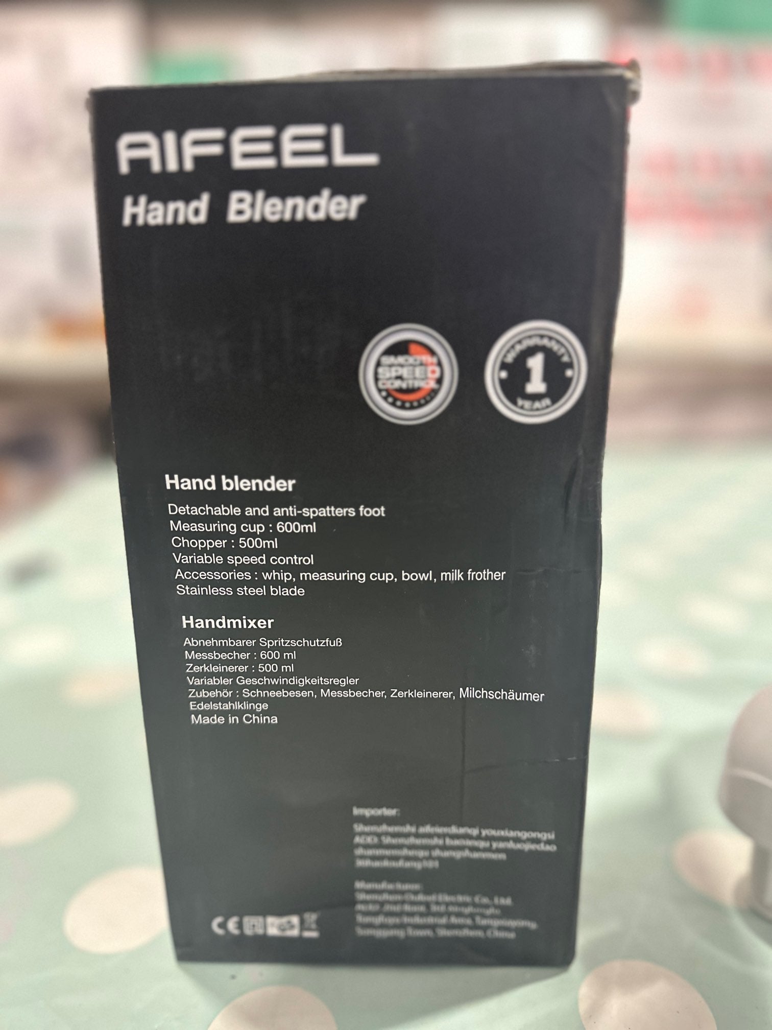 AMAZON LOT IMPORTED AIFEEL 5 in 1 hand blender set