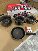 lot imported spain magefesa non-stick cookware 7 pcs set